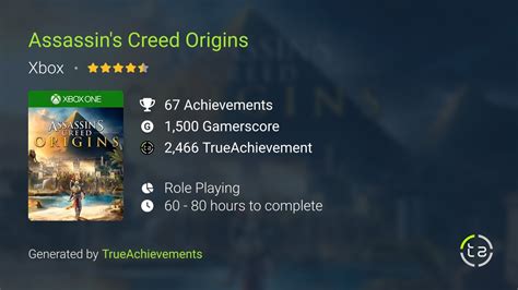 assassin's creed origins true achievements.